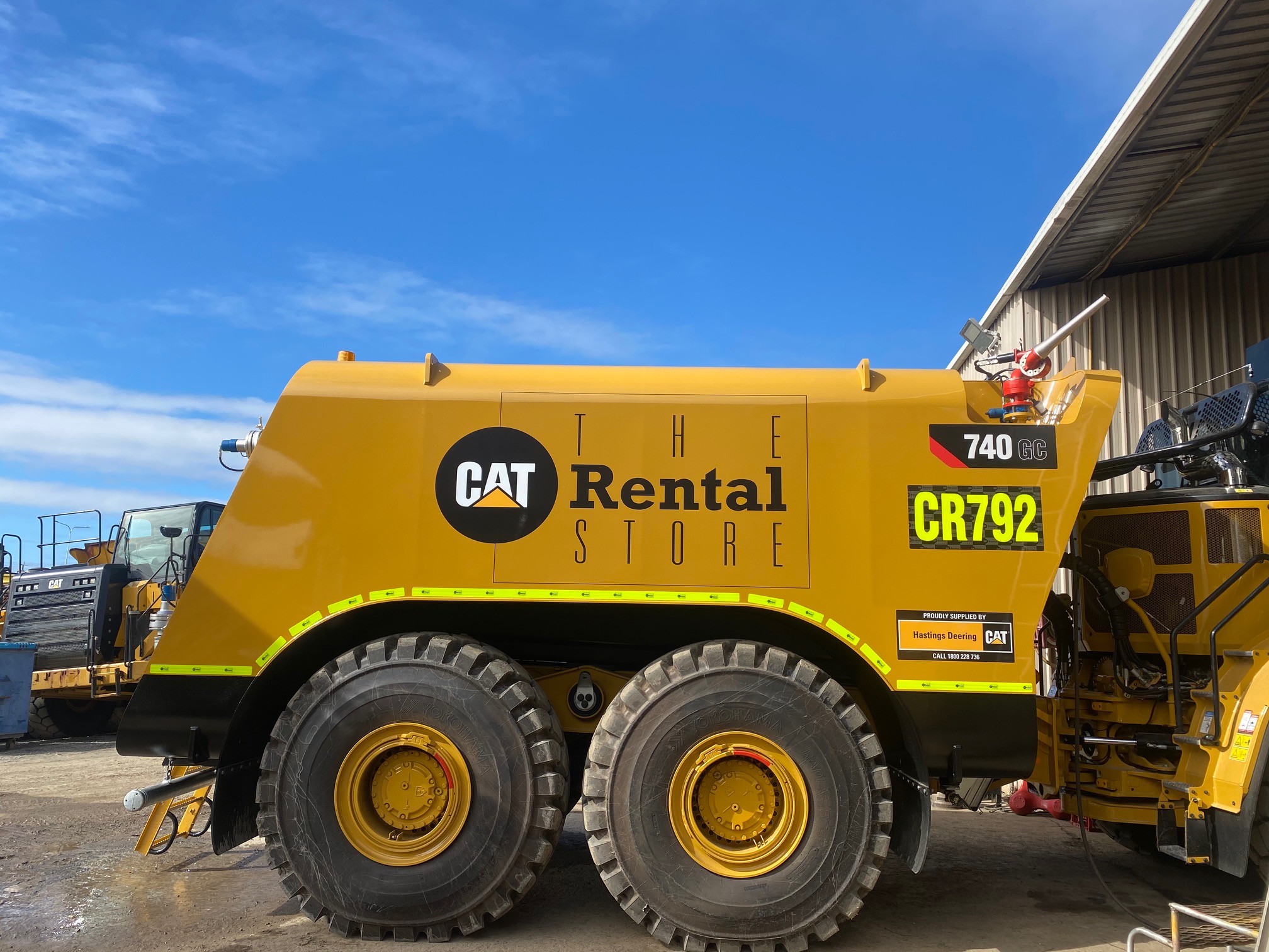 Cat 740GC Watertank